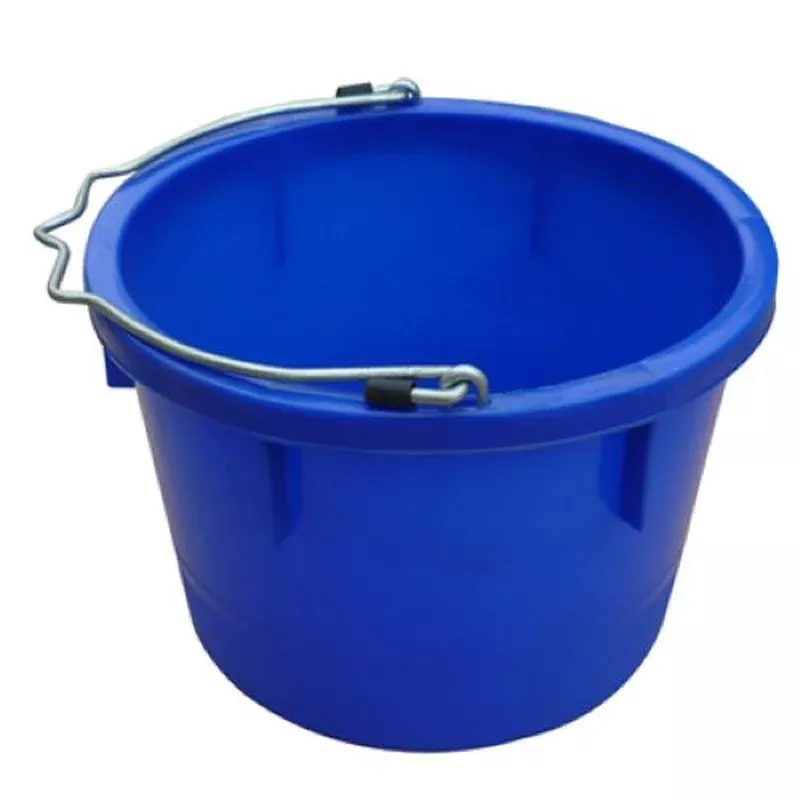 Master Rancher MR8QP/UB-BLUE 8-Quart Blue Poly Resin Farm & Ranch Utility Bucket Pail – Quantity of 1