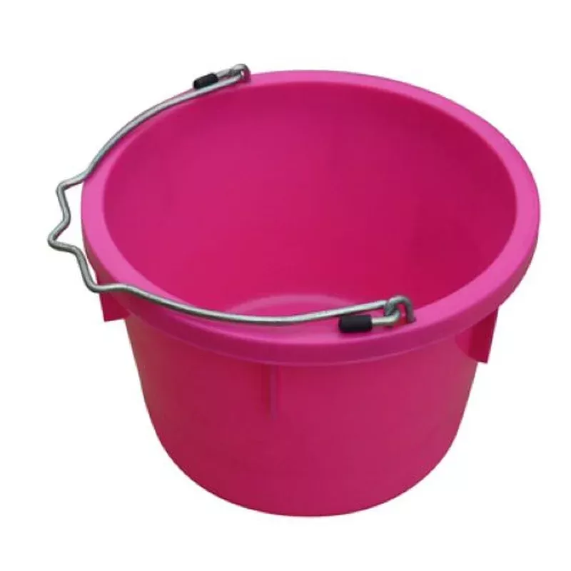 Master Rancher MR8QP/UB-HTPINK 8-Quart Pink Poly Resin Farm & Ranch Utility Bucket Pail – Quantity of 1