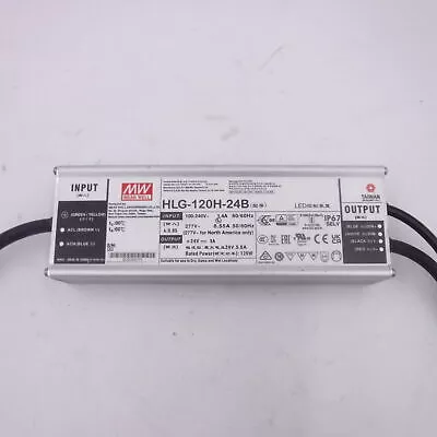 MeanWell HLG-120H-24B LED Driver Power Supply 120W 24V 5A PC Dimming