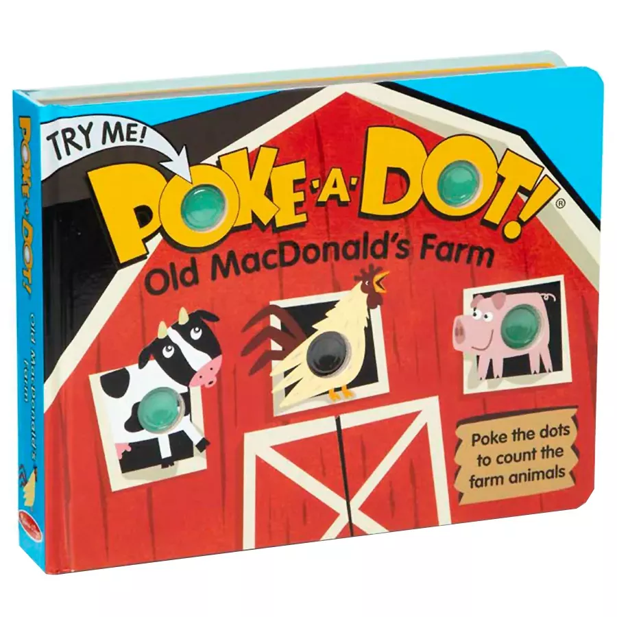 Melissa & Doug Poke-a-Dot - Old MacDonalds Farm Book