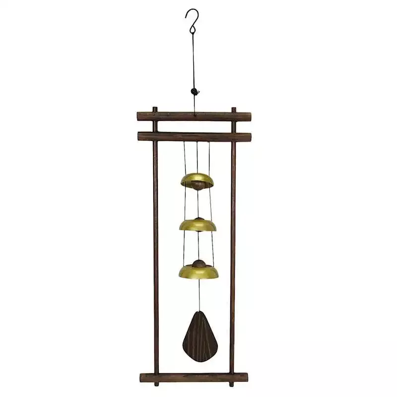 Metal & Wood Wind Chime, 18"