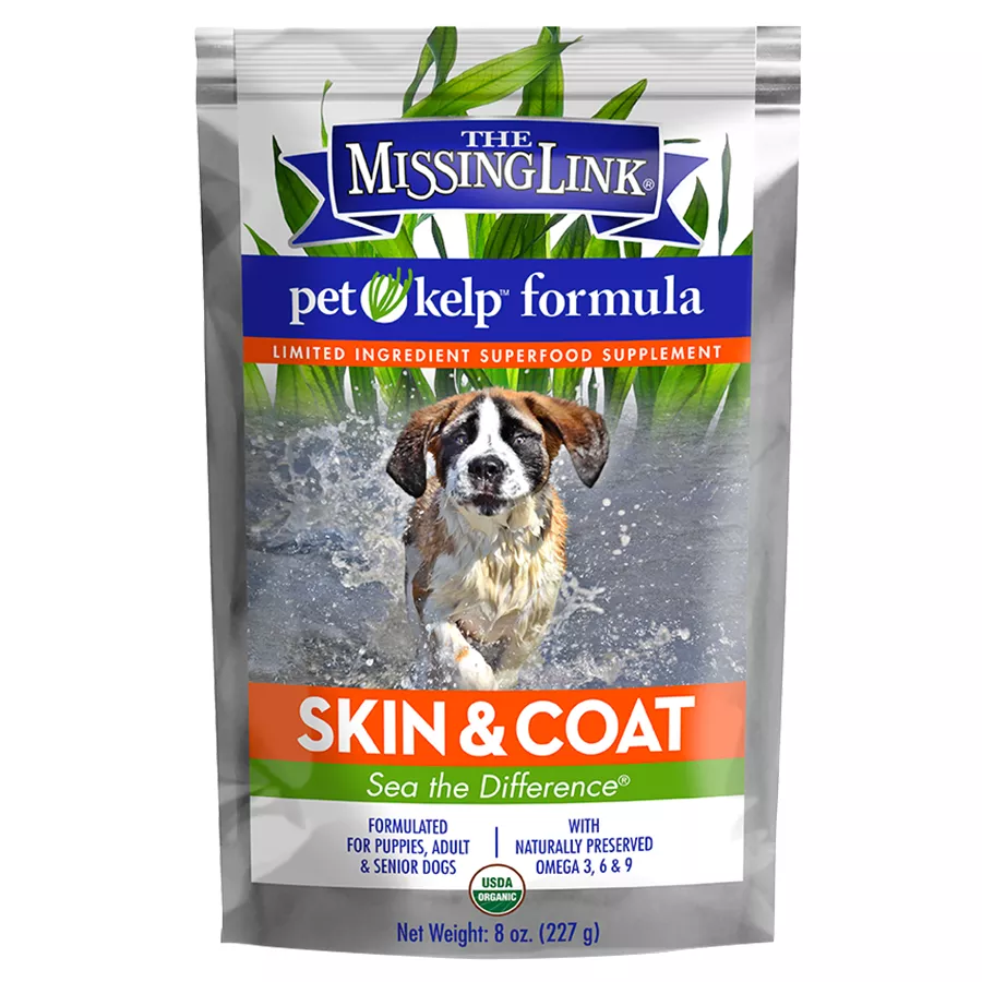 Missing Link Pet Kelp Skin and Coat Dog Supplement - 8 oz