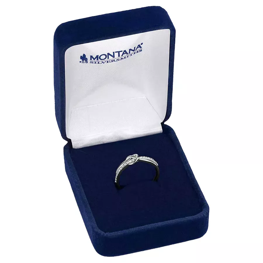 Montana Silversmiths Women's Tied to You Ring - Silver