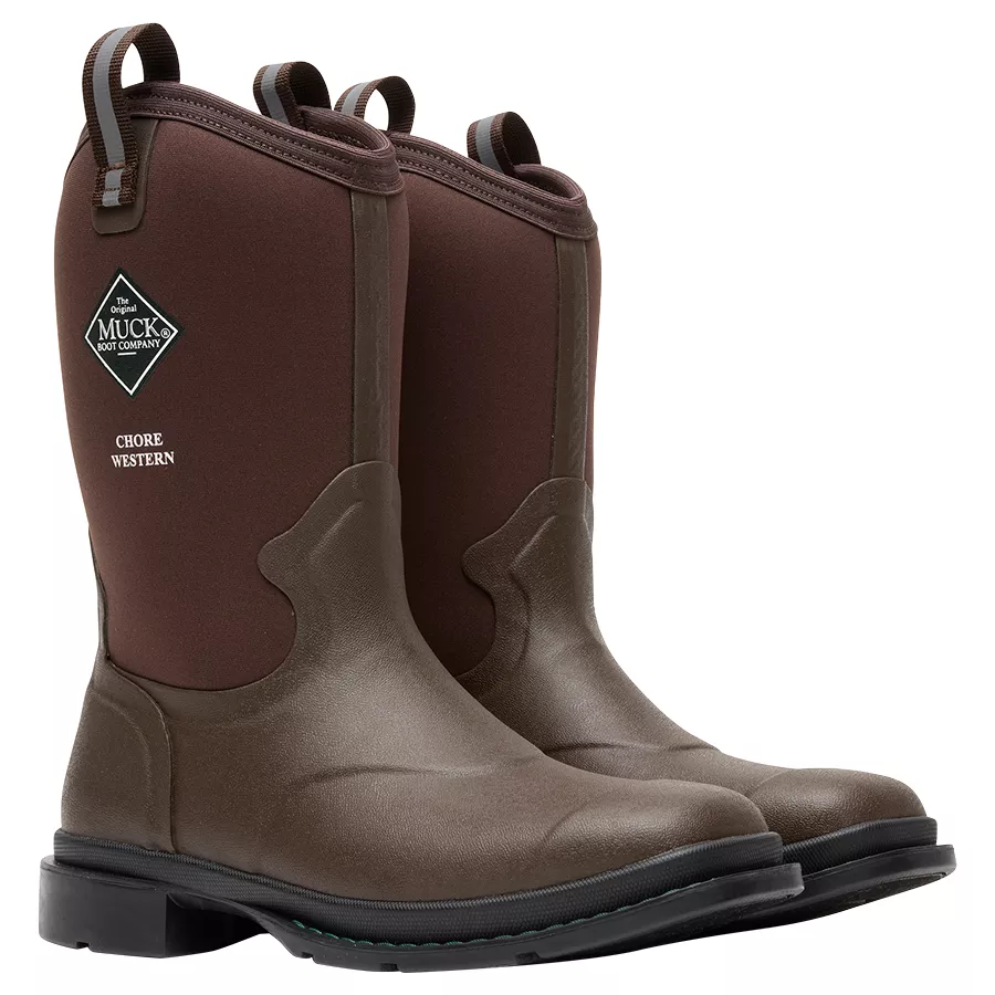 Muck Boots Women's Chore Western 12" Mid Boots - Brown