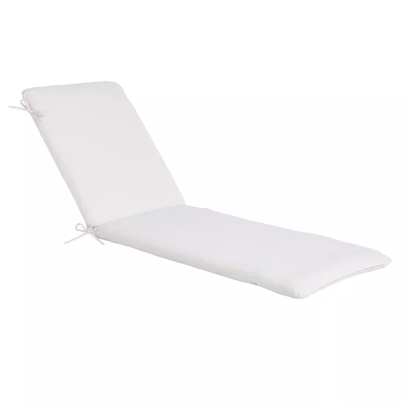 Natural Canvas Outdoor Chaise Lounge Cushion