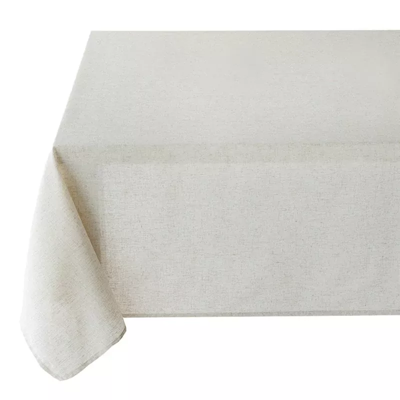 Natural Darby Tablecloth, 60x104