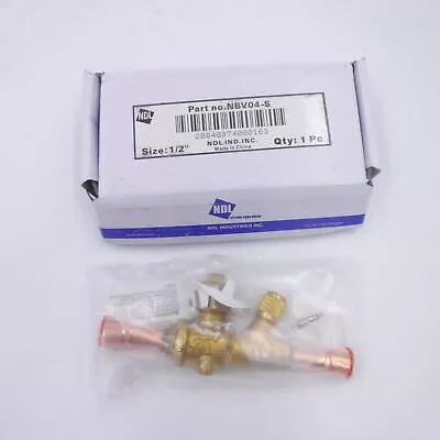 NDL NBV04-S Refrigeration Ball Valve, 900 PSI, 1/2″