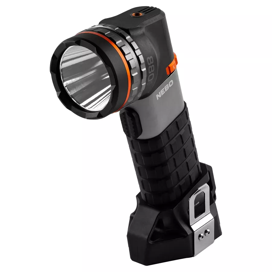 Nebo Luxtreme SL50 450 Lumens Rechargeable Spotlight - Black/Orange