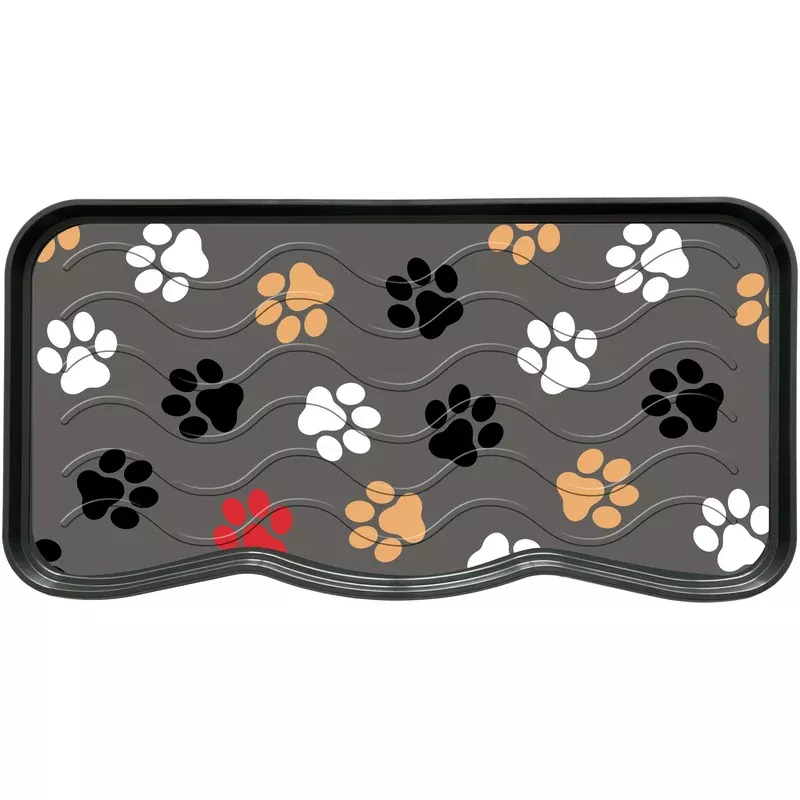 Nicoman Boot Tray For Shoes And Boots – Printed Paws Design