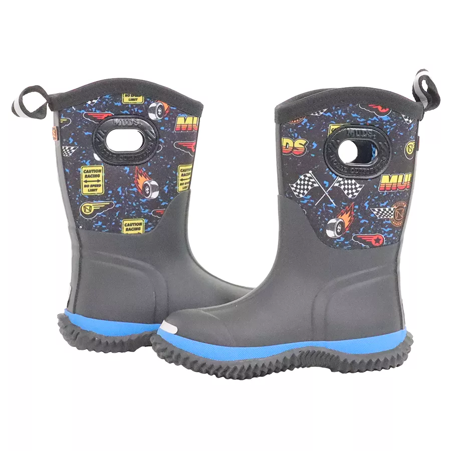Noble Outfitters Boy's MUDS Daytona High Boots - Dynamic Cobalt