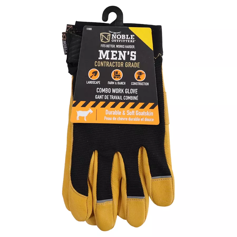 Noble Outfitters Men's Combo Work Gloves - Black