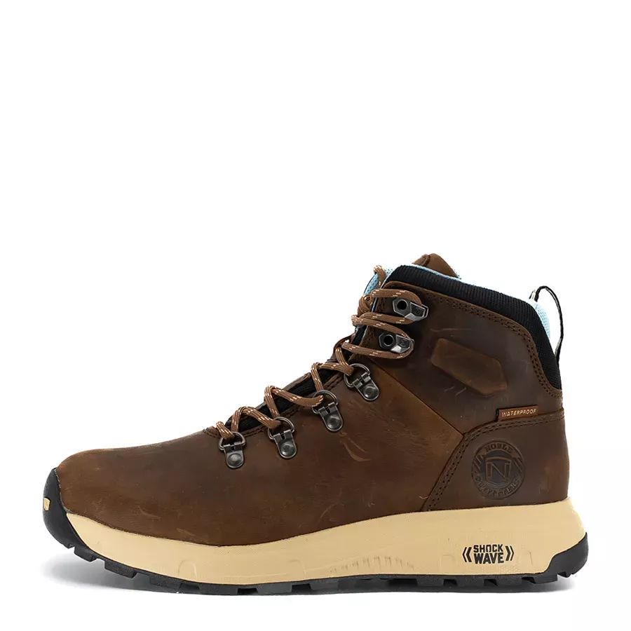 Noble Outfitters Women's Shift Mid Waterproof Work Boots - Whiskey