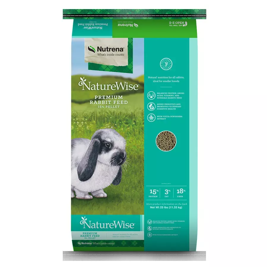 Nutrena NatureWise 15% Premium Rabbit Feed - 40 lb