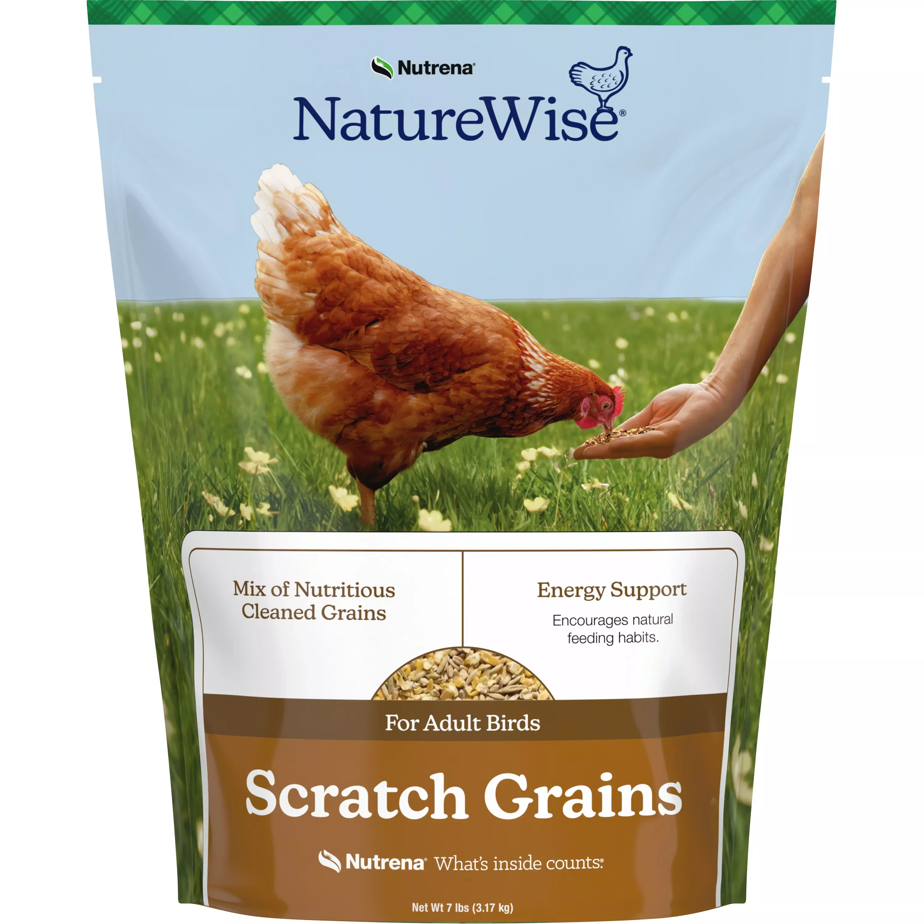 Nutrena NatureWise Scratch Grain Chicken Feed - 7 lb