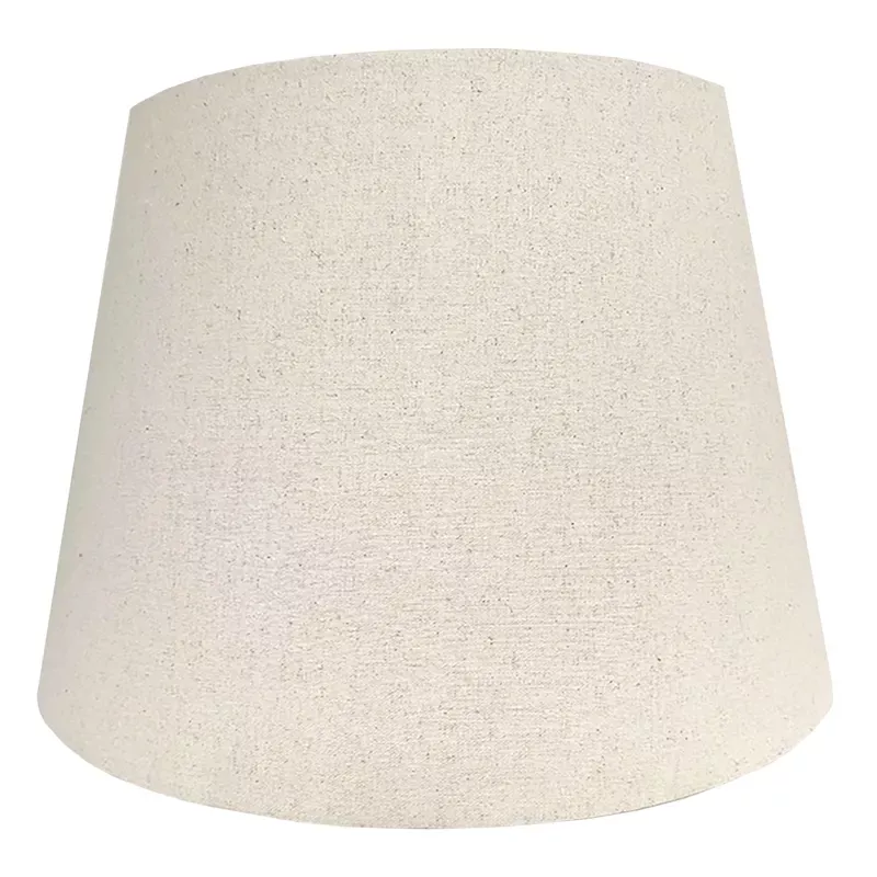 Oatmeal Tapered Drum Table Lamp Shade, 12"
