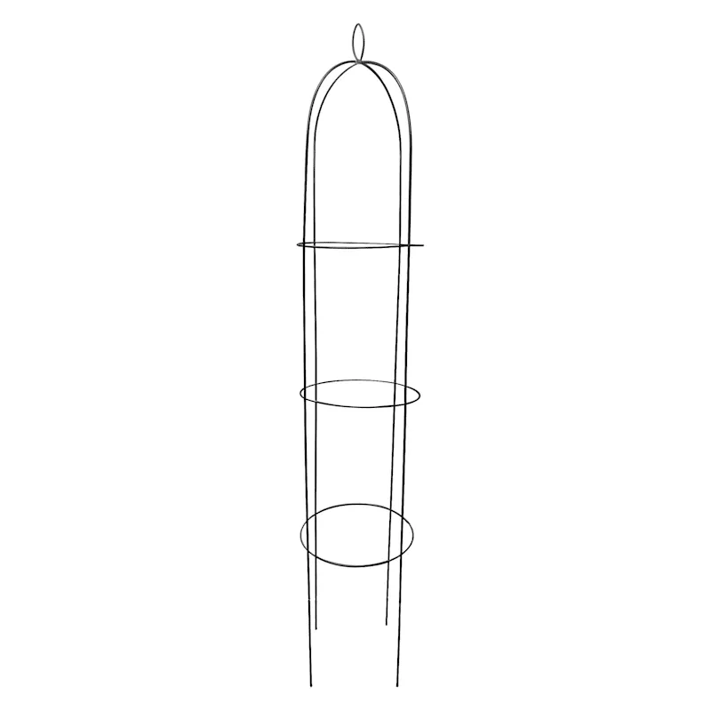 Obelisk Metal Garden Trellis, 54"