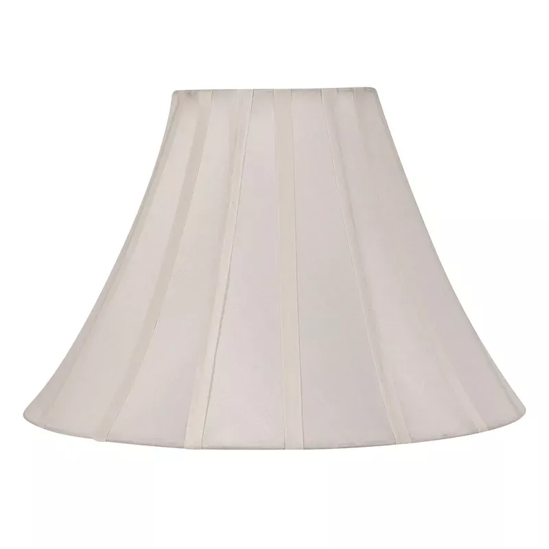 Off-White Satin Bell Table Lamp Shade, 12"