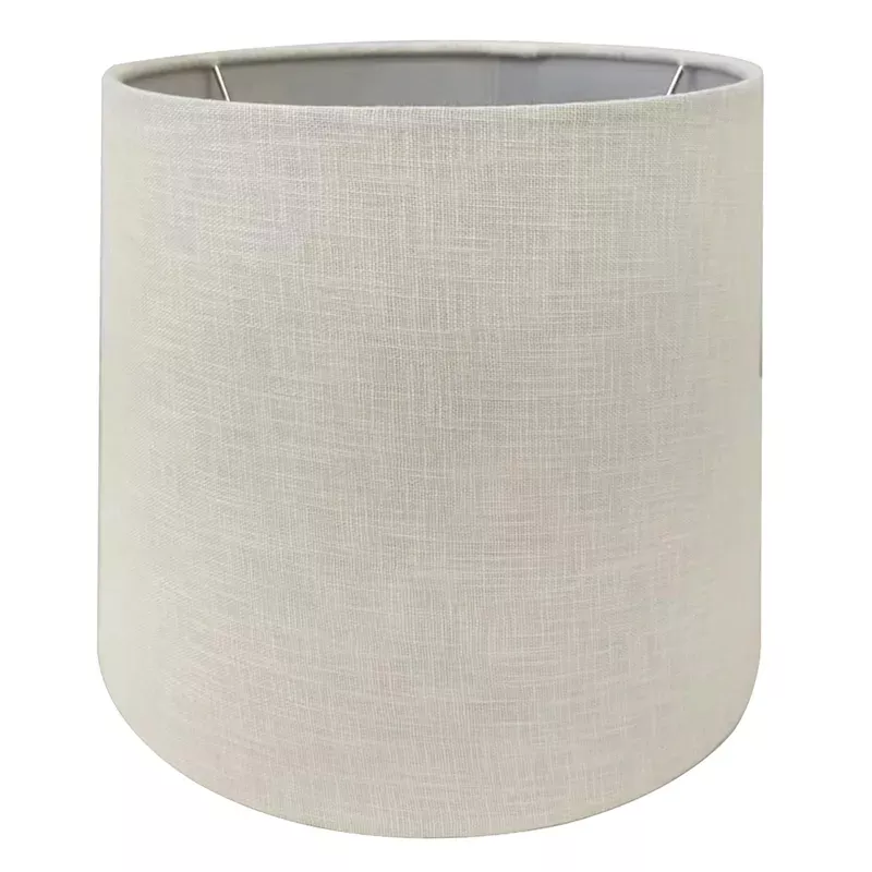 Off-White Tapered Drum Table Lamp Shade, 9"