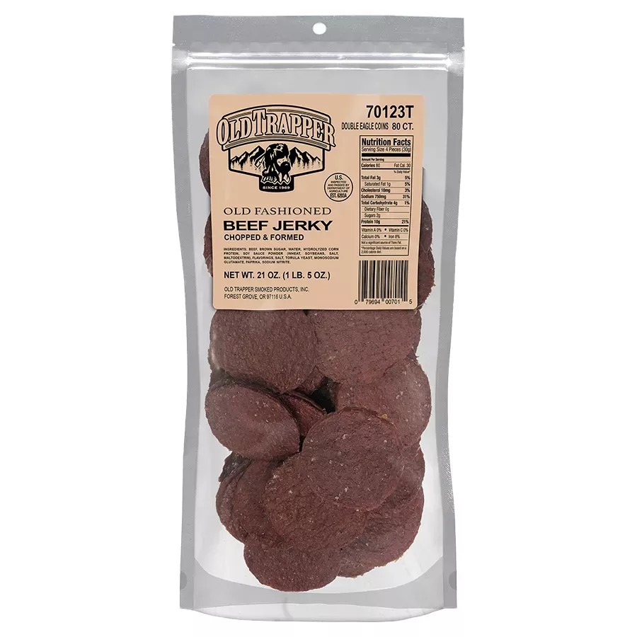 Old Trapper Double Eagle Old Fashioned Beef Jerky - 21 oz