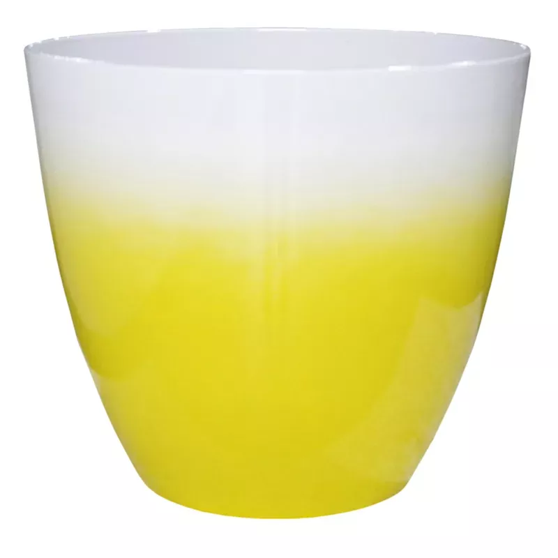 Ombre Yellow Egg Outdoor Planter, Medium