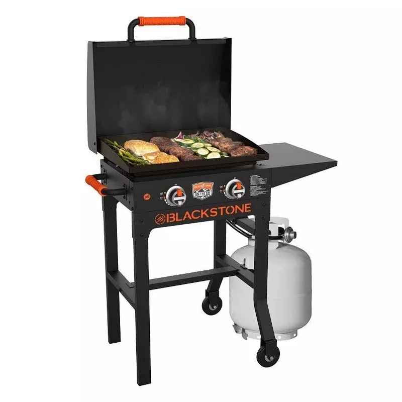 On The Go 22in Cart Griddle W/Hood