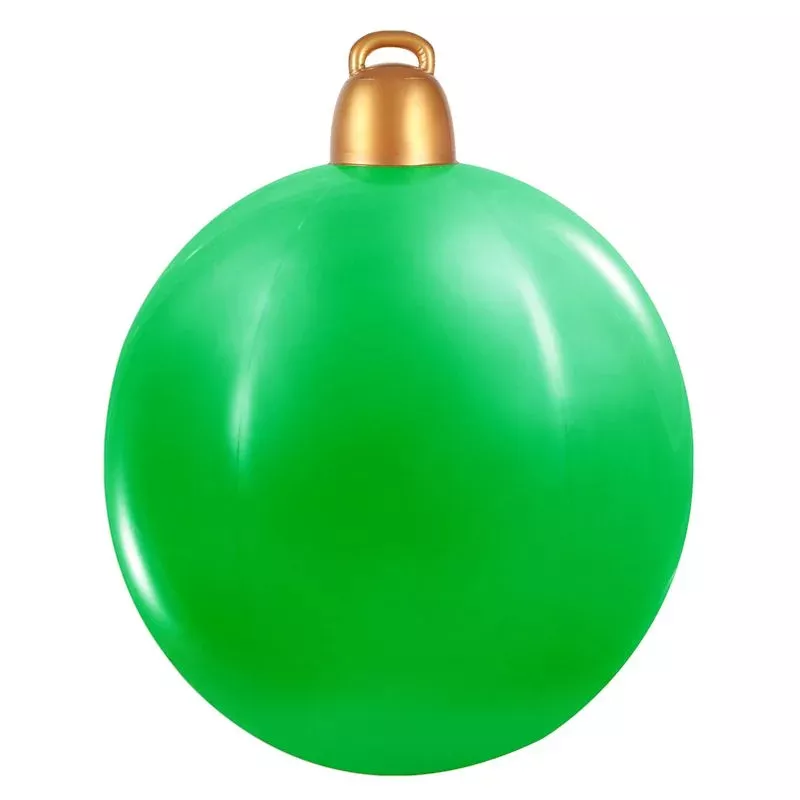 Opaque Green Ornament Inflatable, 48"