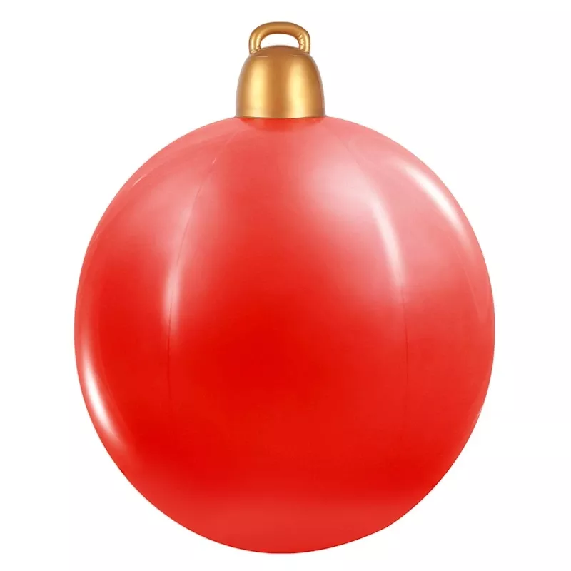 Opaque Red Giant Blow-Up Inflatable Ornament, 48"
