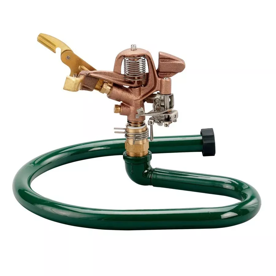 Orbit 3/4" Brass Impact Sprinkler on Metal Ring Base