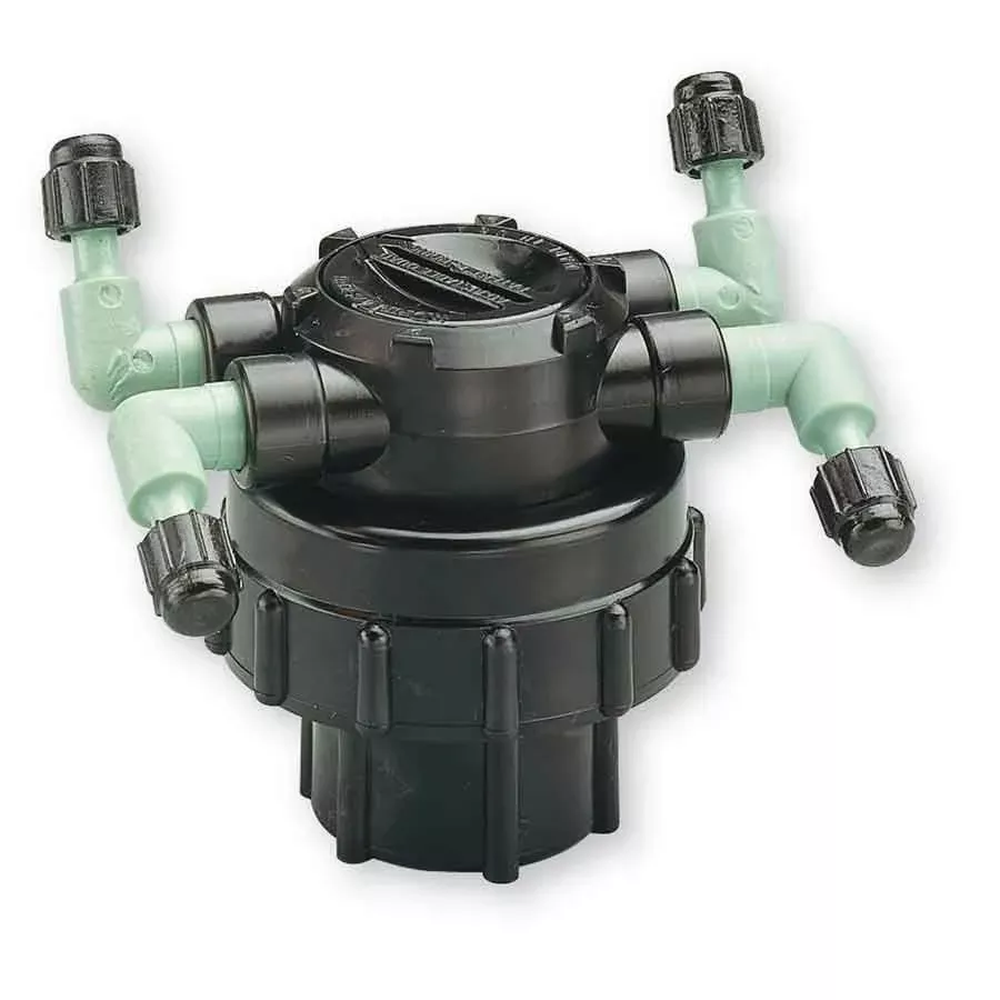 Orbit Drip Irrigation 4 Port Manifold w/Flow Control