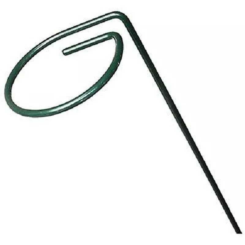 Orbit SMG12101W 3″ x 44″ Green Single Loop Metal Plant Prop Supports – Quantity of 6