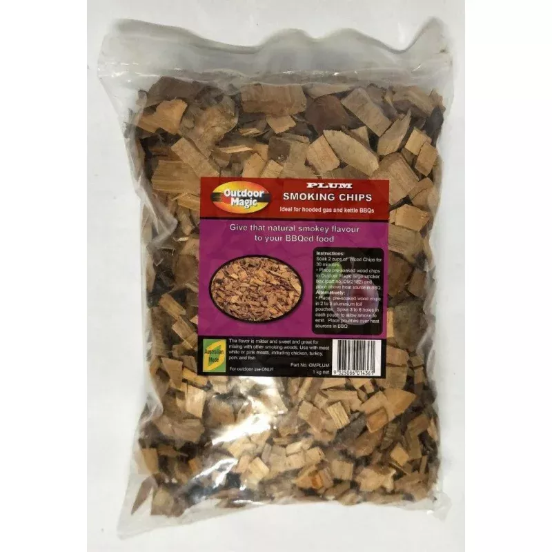 Outdoor Magic Plum 1kg Smoking Chips