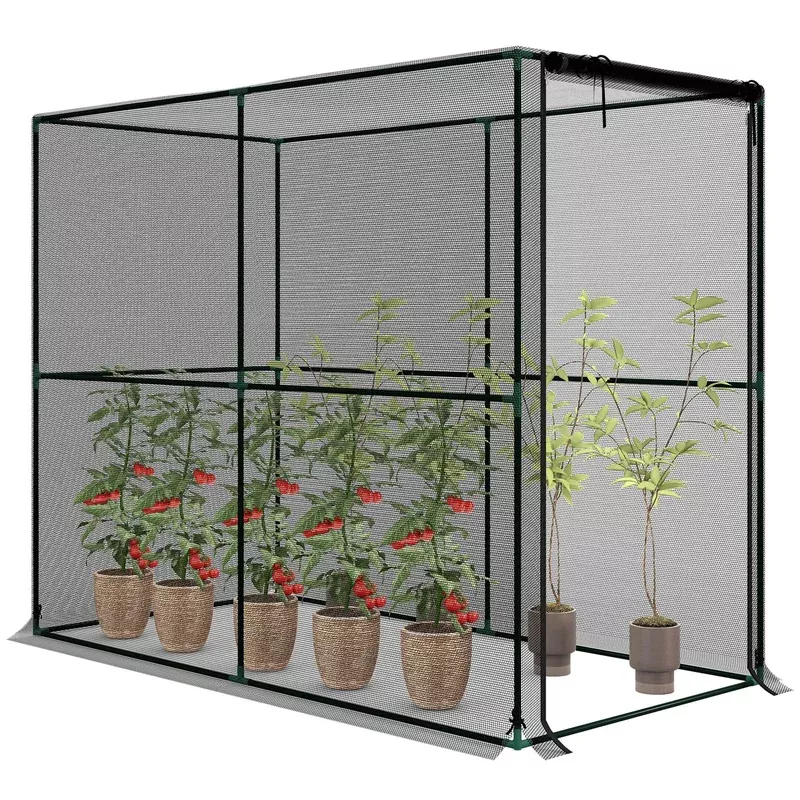 Outsunny Fruit Cage Bird Netting Plant Protection Tent