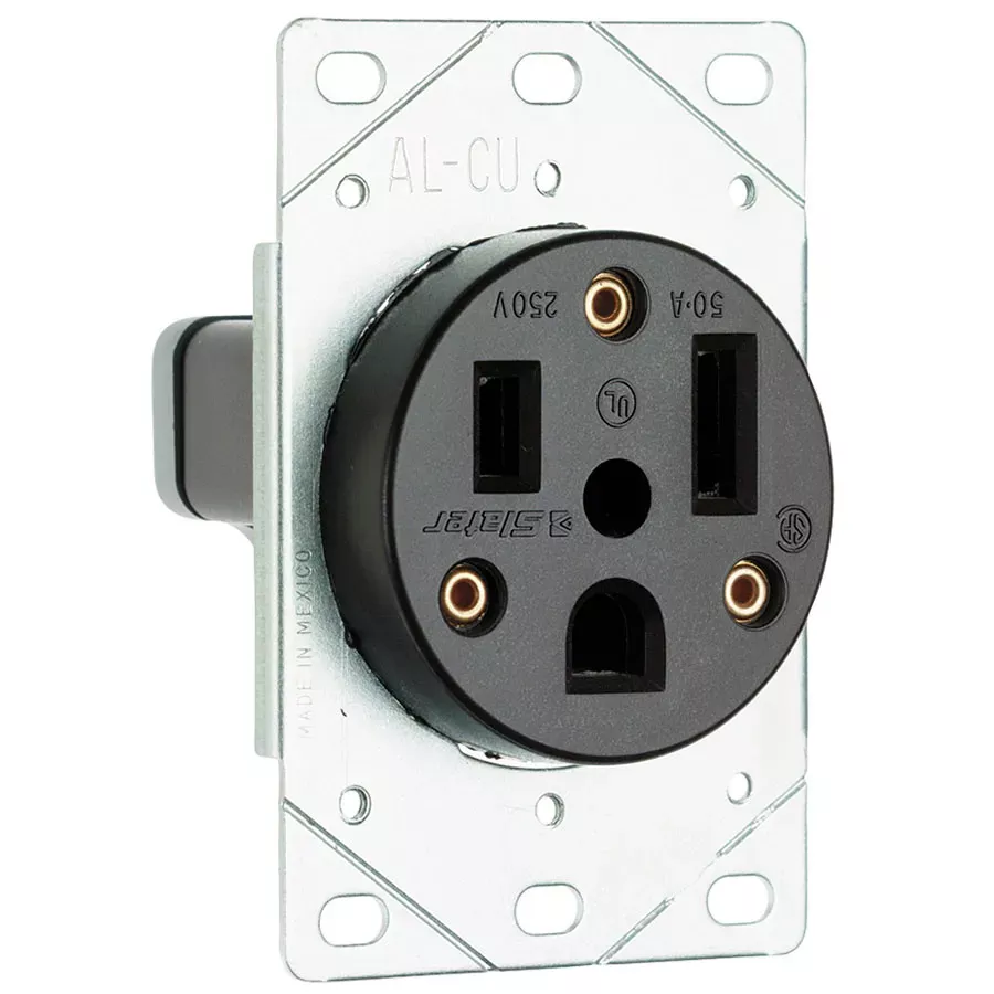Pass & Seymour 3-Wire Flush Mount Power Outlet - 50 Amp