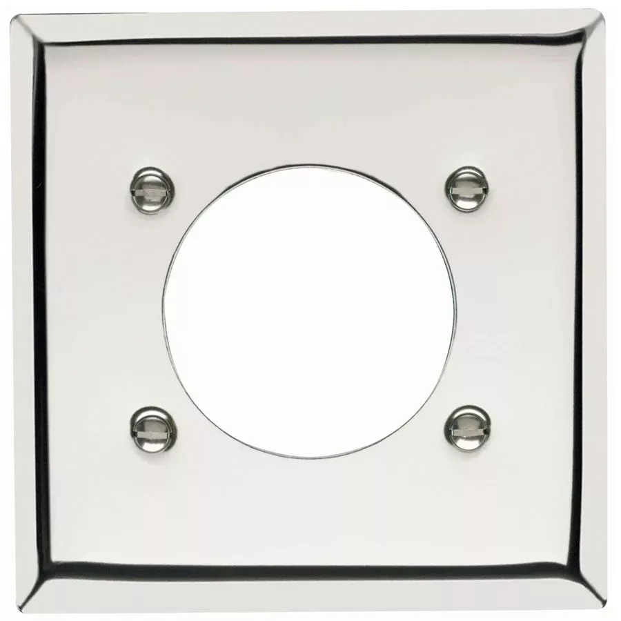 Pass & Seymour Two Gang Power Outlet Receptacle Openings Plate