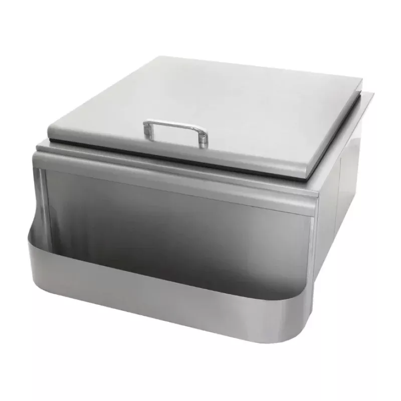 PCM: 260 Series 18 Slide-In Ice Bin w/ Speed Rail & Condiment Holder