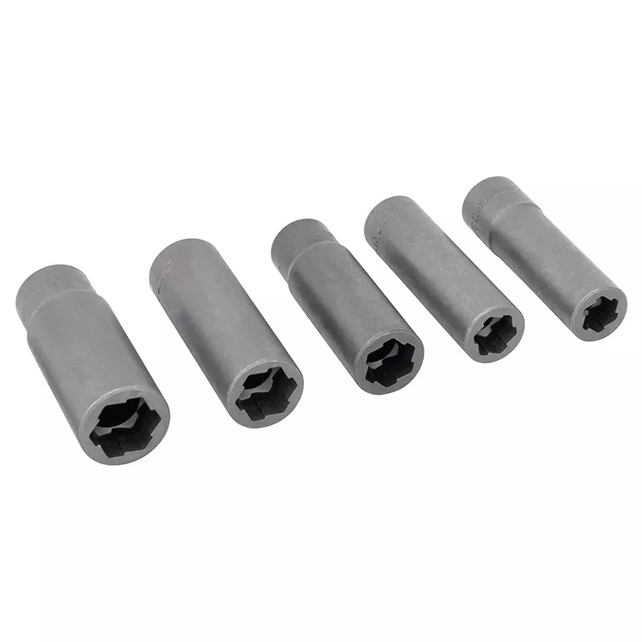 Performance Tool 3/8" Drive Deep Wall Bolt Extractor - 5 pcs