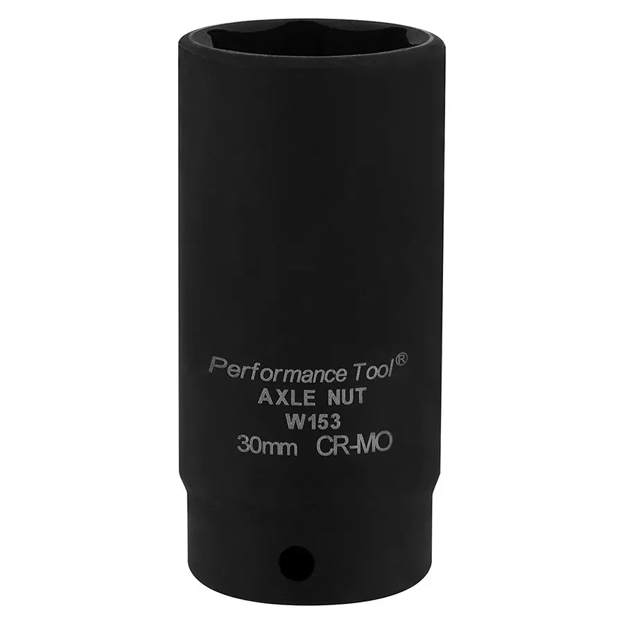 Performance Tool Front Wheel Drive Axle Nut Socket - 30mm