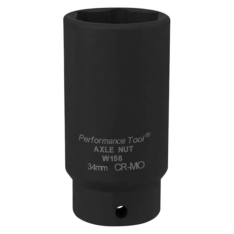 Performance Tool Front Wheel Drive Axle Nut Socket - 34mm