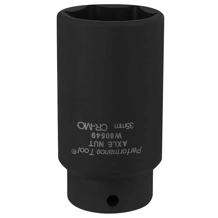 Performance Tool FWD Axle Nut Chrome Moly Socket - 35mm