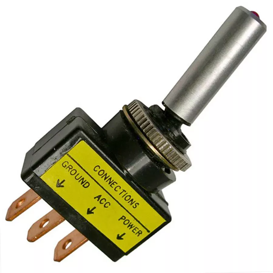 Pico On-Off Toggle Switch with Red LED