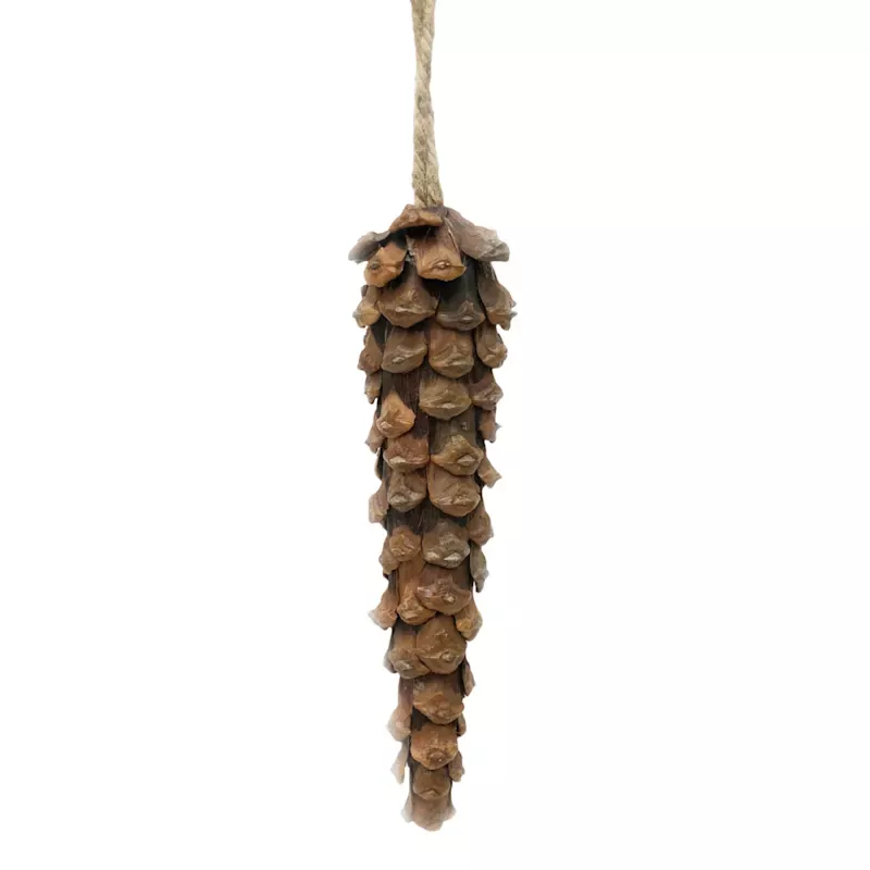 Pinecone Ornament, 7.5"