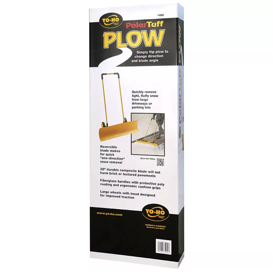 PolarTuff Plow with Wheels - 38"