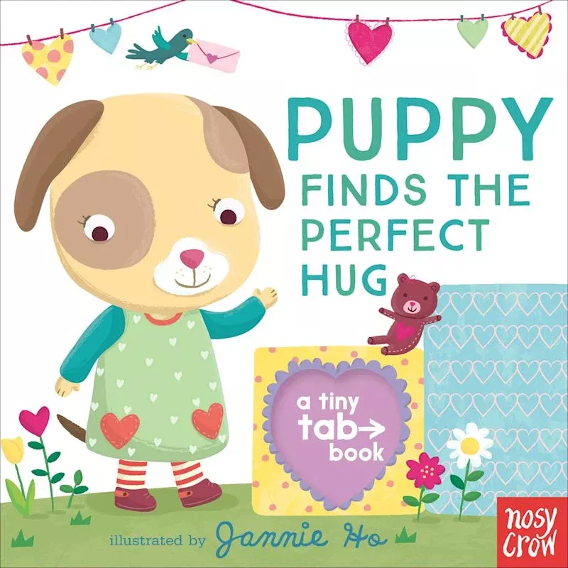 Puppy Finds The Perfect Hug