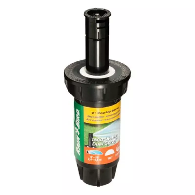 Rainbird 1802HDS Professional Series 2″ Pop Up Half Circle Dual Spray Sprinkler Nozzle – Quantity of 3
