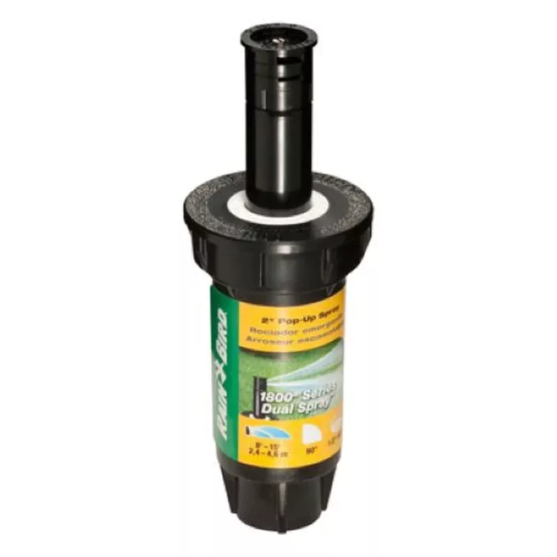 Rainbird 1802QDS Professional Series 2″ Pop Up Quarter Circle Dual Spray Sprinkler Nozzle – Quantity of 3
