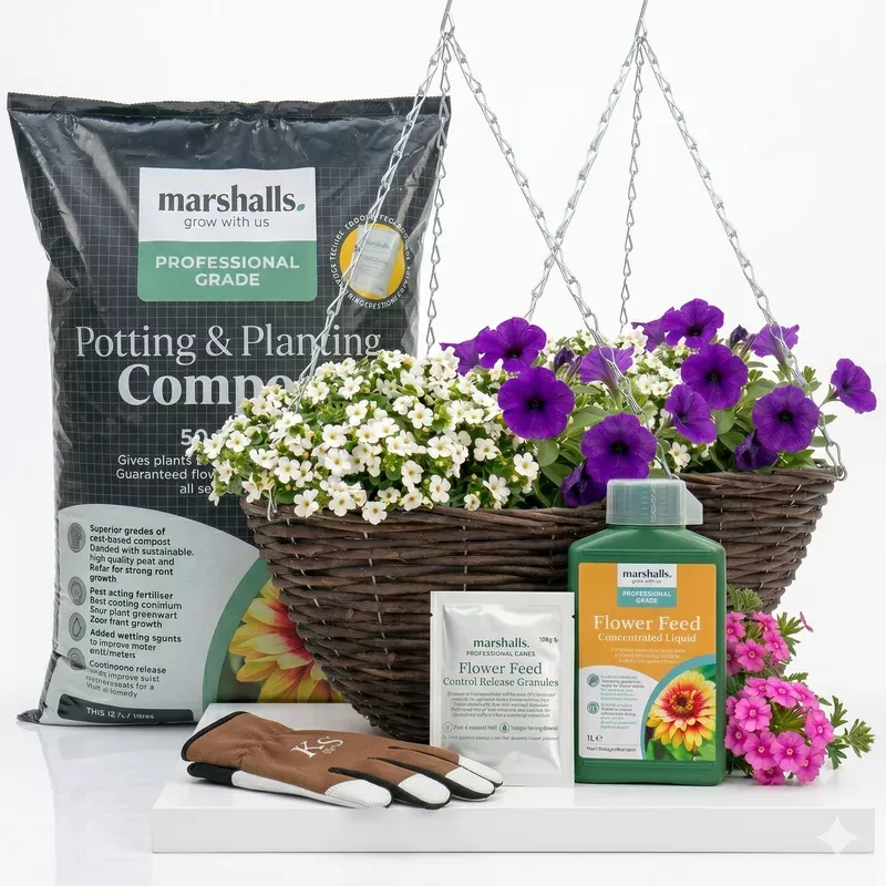 The Ready-to-Plant Summer Basket Kit Everything You Need