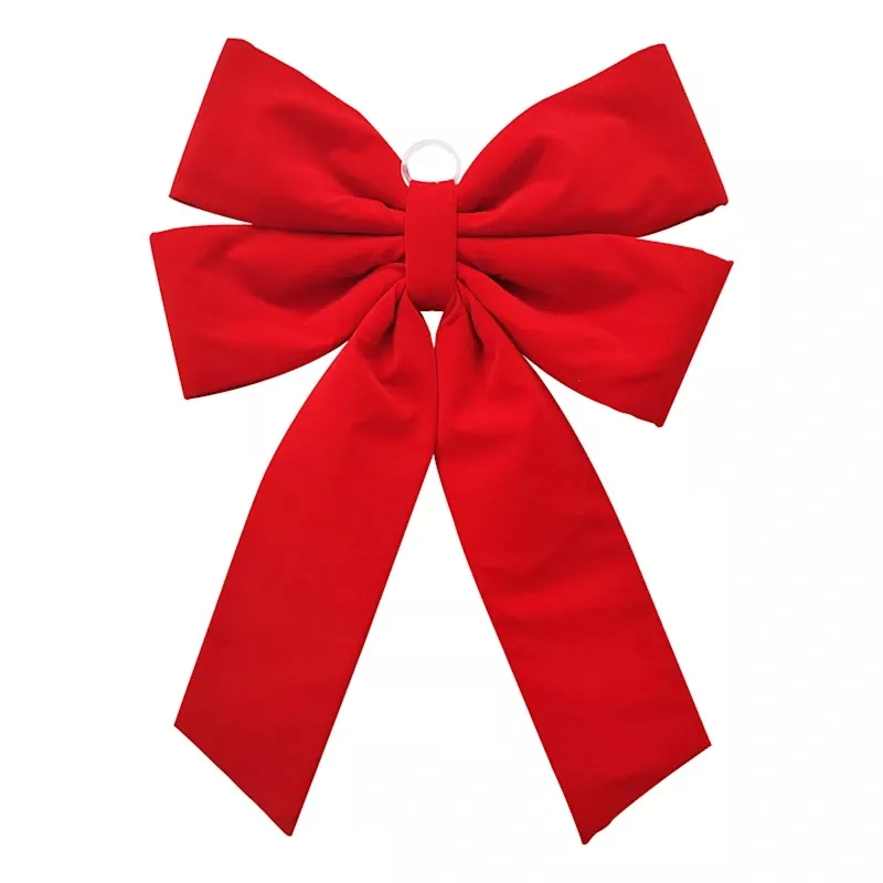 Red Outdoor Christmas Bow, 24x36