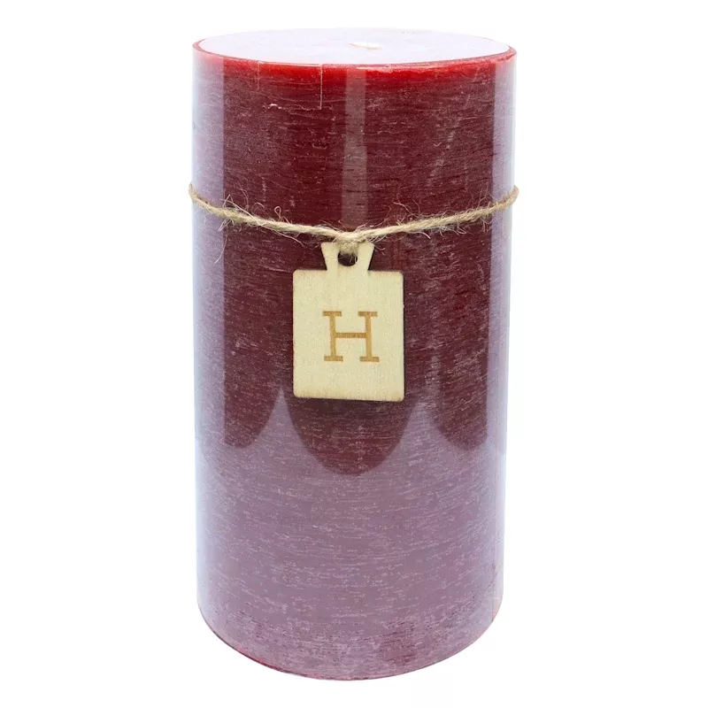 Red Unscented Pillar Candle, 4x8