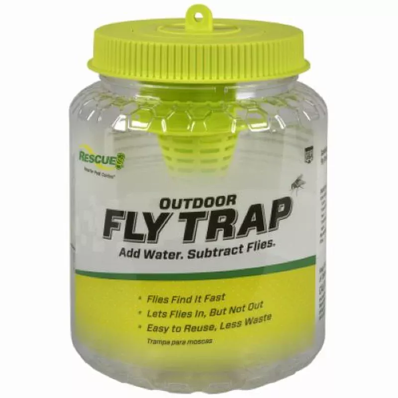 Rescue FTR-DT12 Reusable Ready To Use Non-Toxic Fly Trap – Quantity of 8