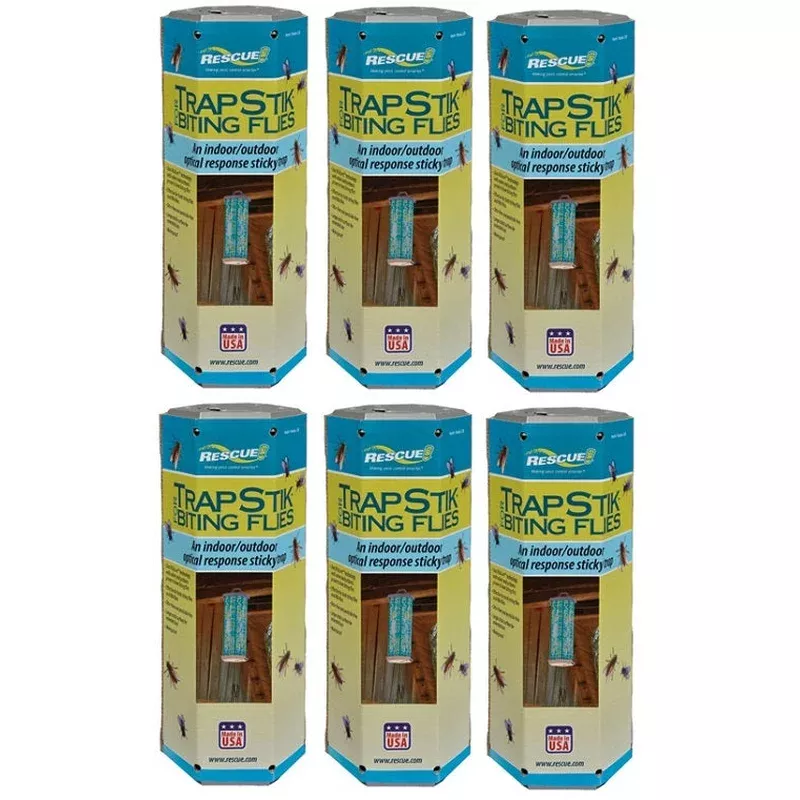 Rescue TSBF-BB6 Deck & Patio TrapStik Fly Trap – Quantity of 6